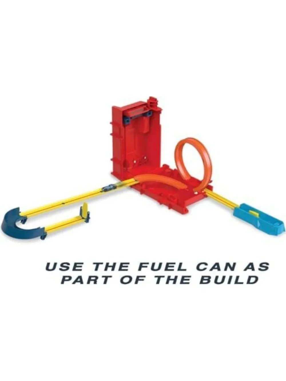 Ultimate Stunt Box Playset with Fuel Can & Cars - Hot Wheels Track Builder Fun!